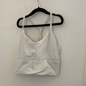 White Strappy Crop Top